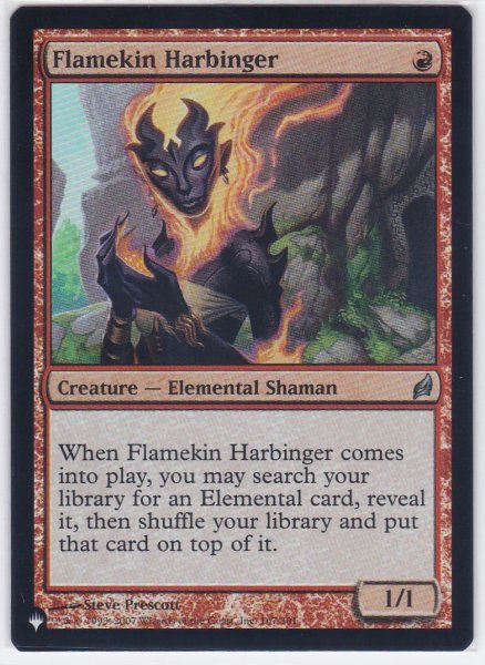 画像1: 《Foil》Flamekin Harbinger/炎族の先触れ (1)