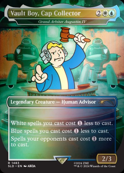 画像1: 《Foil》《Secret Lair-Fallout Vault Boy》Grand Arbiter Augustin IV/アウグスティン四世大判事 (1)