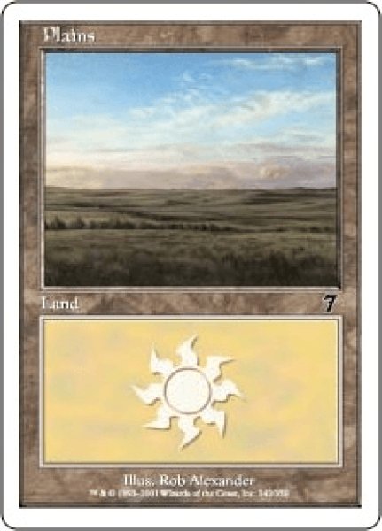 画像1: 《Foil》Plains/平地《342》 (1)