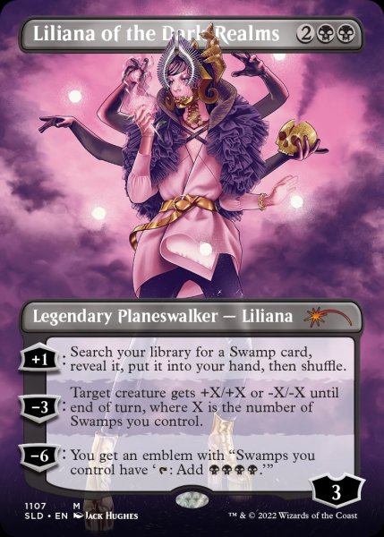 画像1: 《Foil》《Secret Lair-If Looks Could Kill》Liliana of the Dark Realms/闇の領域のリリアナ (1)