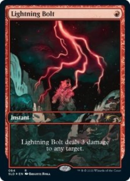 画像1: 《Foil》《Secret Lair-Mountain, Go》Lightning Bolt/稲妻 (1)