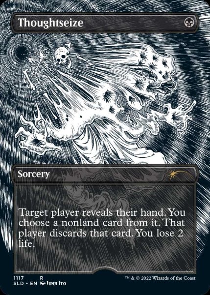 画像1: 《Foil》《Secret Lair-Special Guest: Junji Ito》Thoughtseize/思考囲い (1)